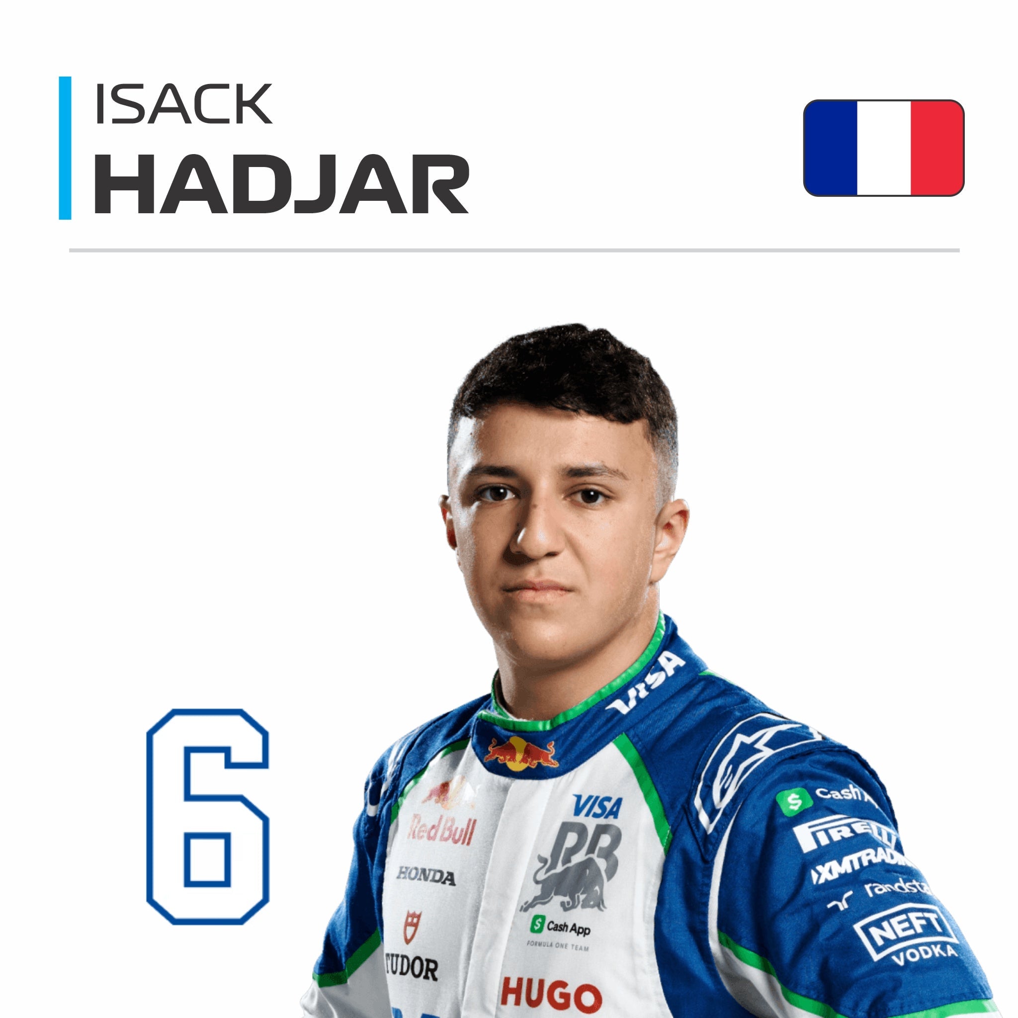 Isack Hadjar F1 Race Suit