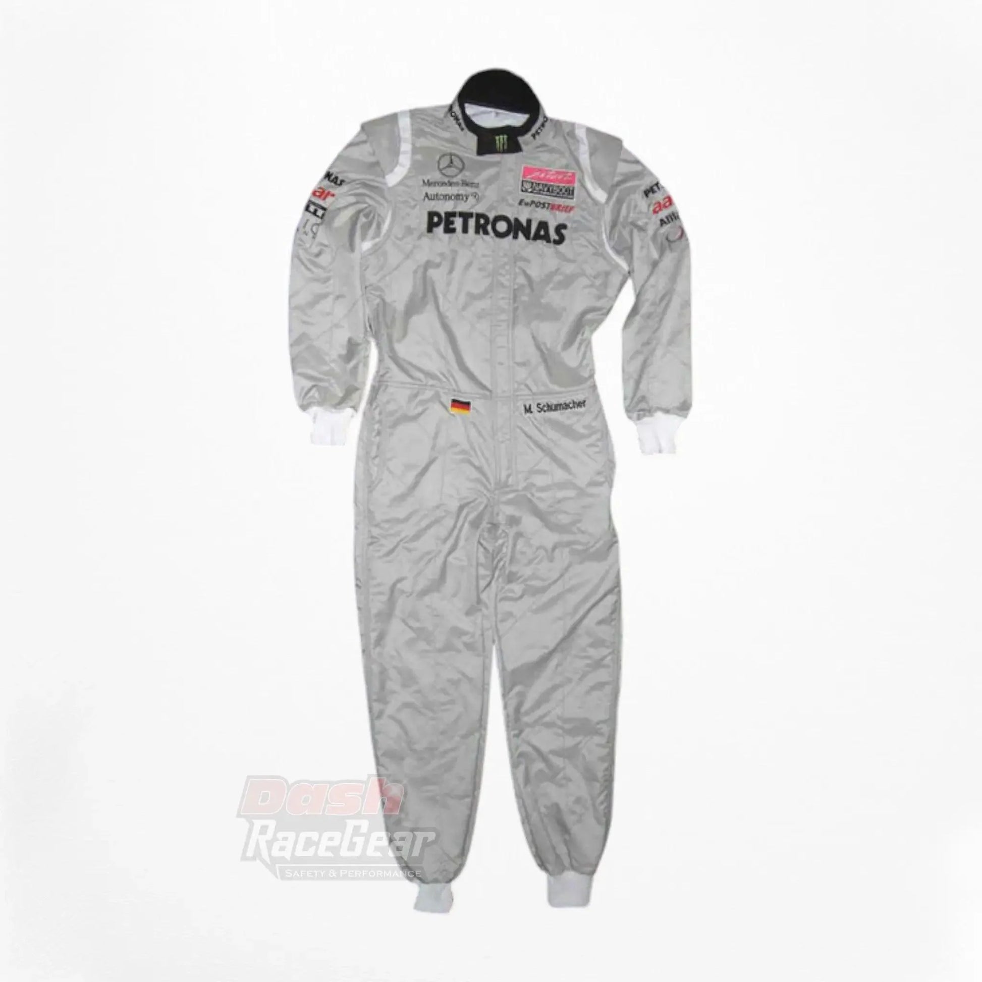 2011 Michael Schumacher Mercedes Benz F1 Embroidered Racing Suit - Dash Racegear 