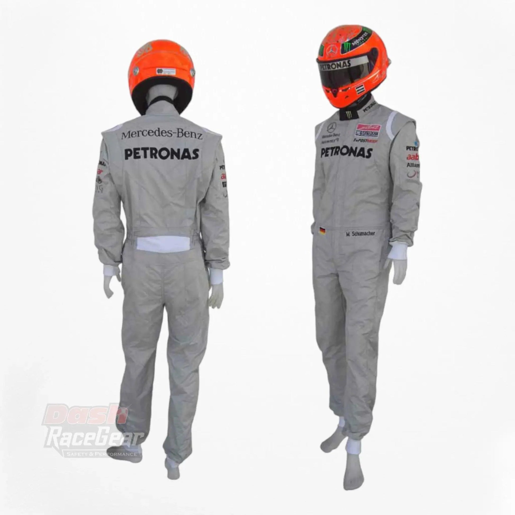 2011 Michael Schumacher Mercedes Benz F1 Embroidered Racing Suit - Dash Racegear 