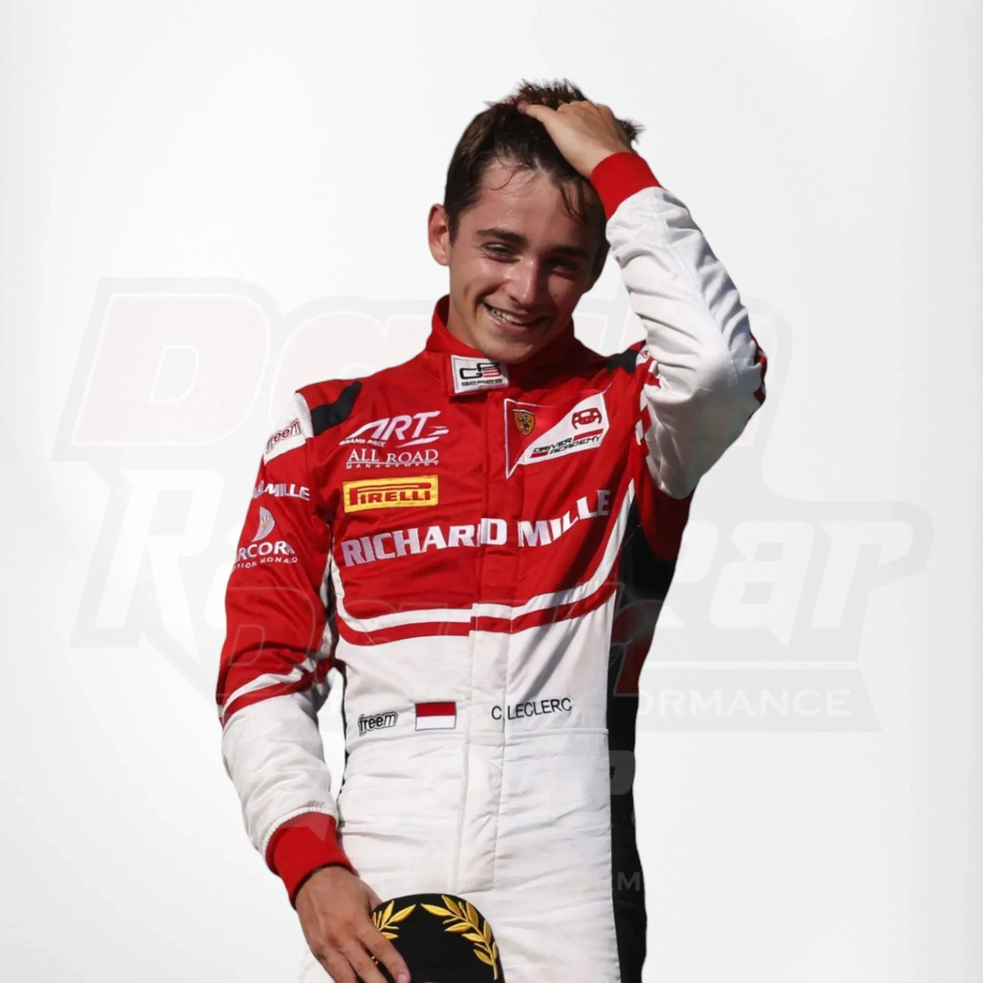 2016 Charles Leclerc Ferrari F1 Race Suit - GP3