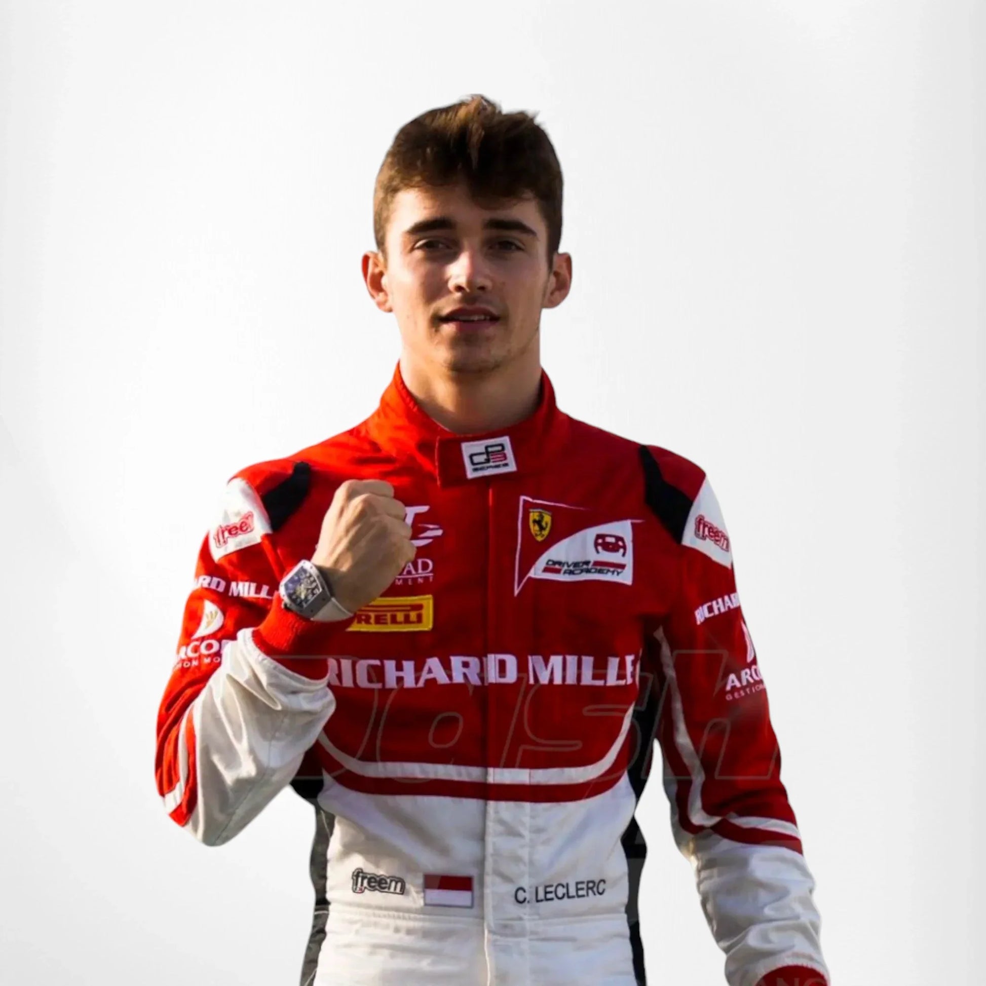 2016 Charles Leclerc Ferrari F1 Race Suit - GP3