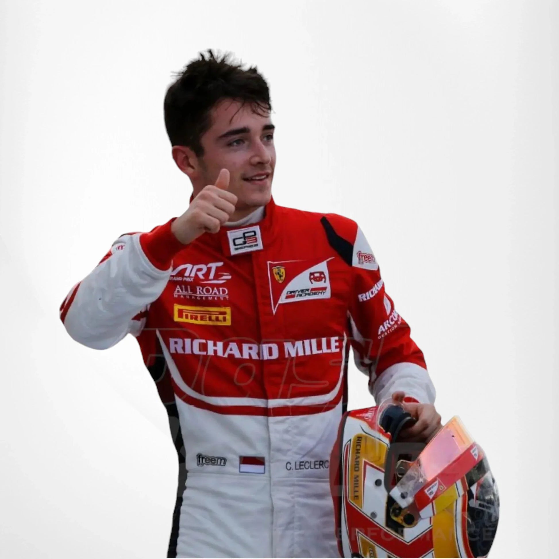 2016 Charles Leclerc Ferrari F1 Race Suit - GP3