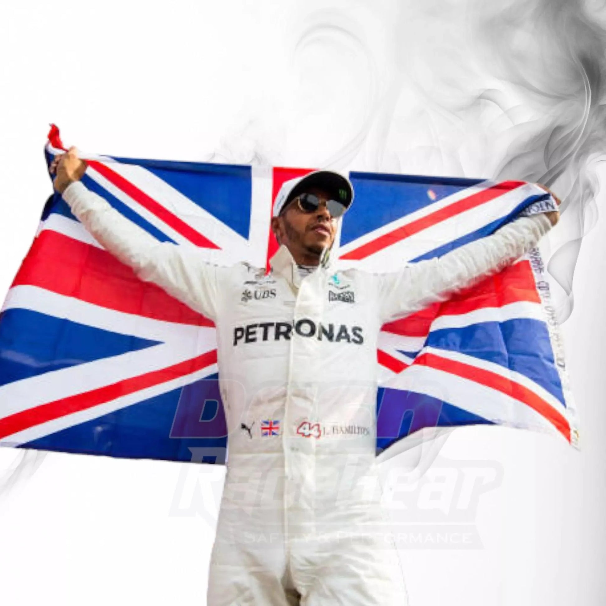 2017 Lewis Hamilton Mercedes-Benz F1 Racing Suit - Dash Racegear 