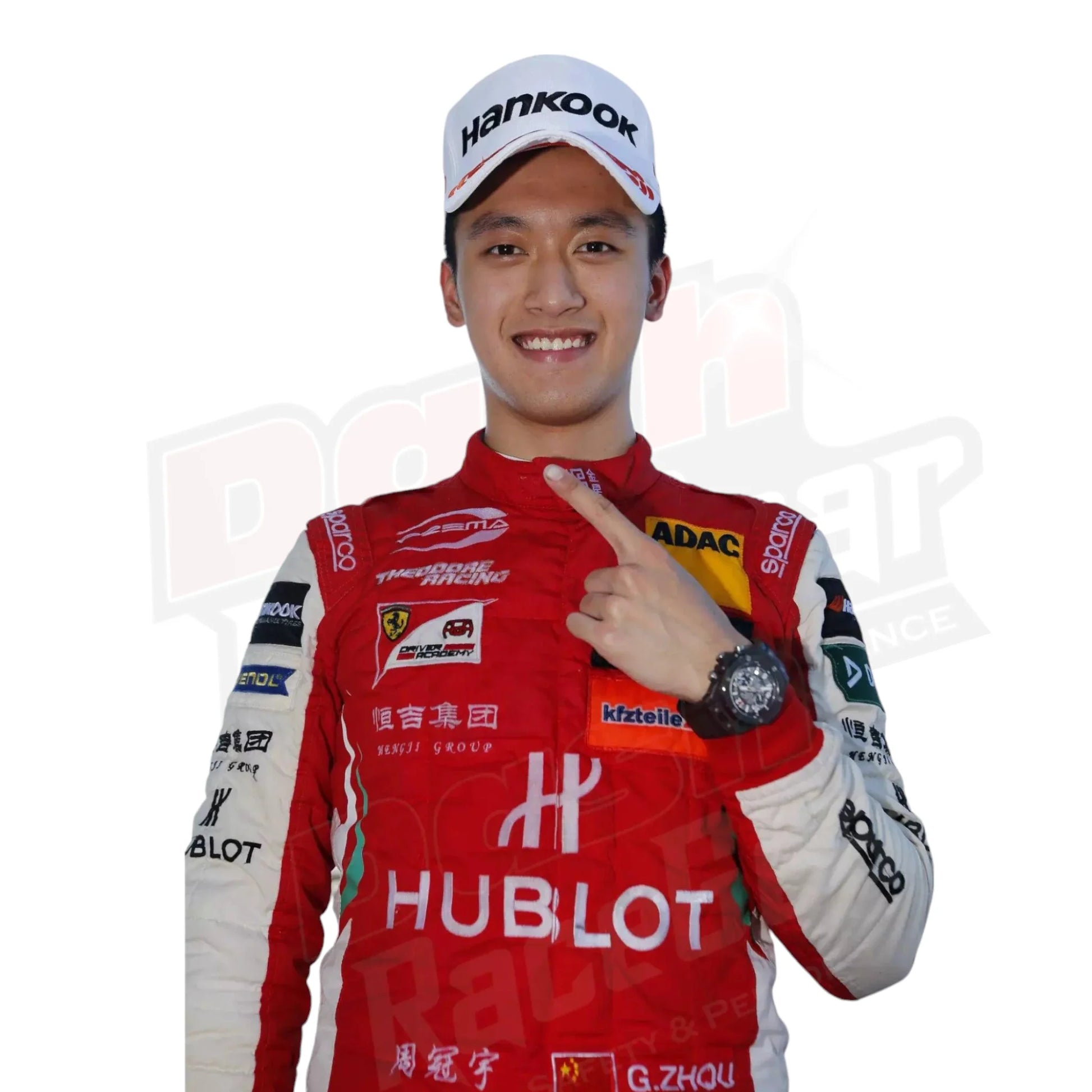 2018 Zhou Guanyu Embroidered F3 Race Suit
