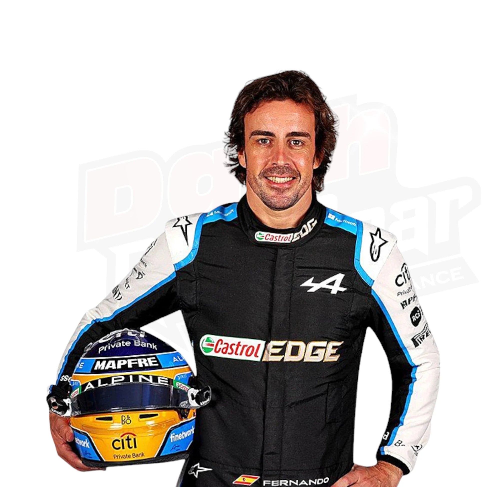 2021 FERNANDO ALONSO ALPHINE F1 RACE SUIT