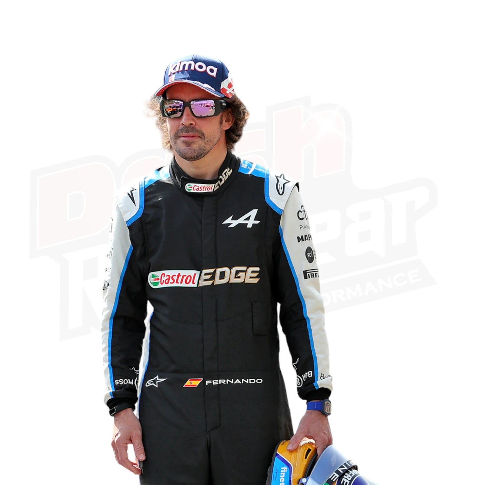 2021 FERNANDO ALONSO ALPHINE F1 RACE SUIT