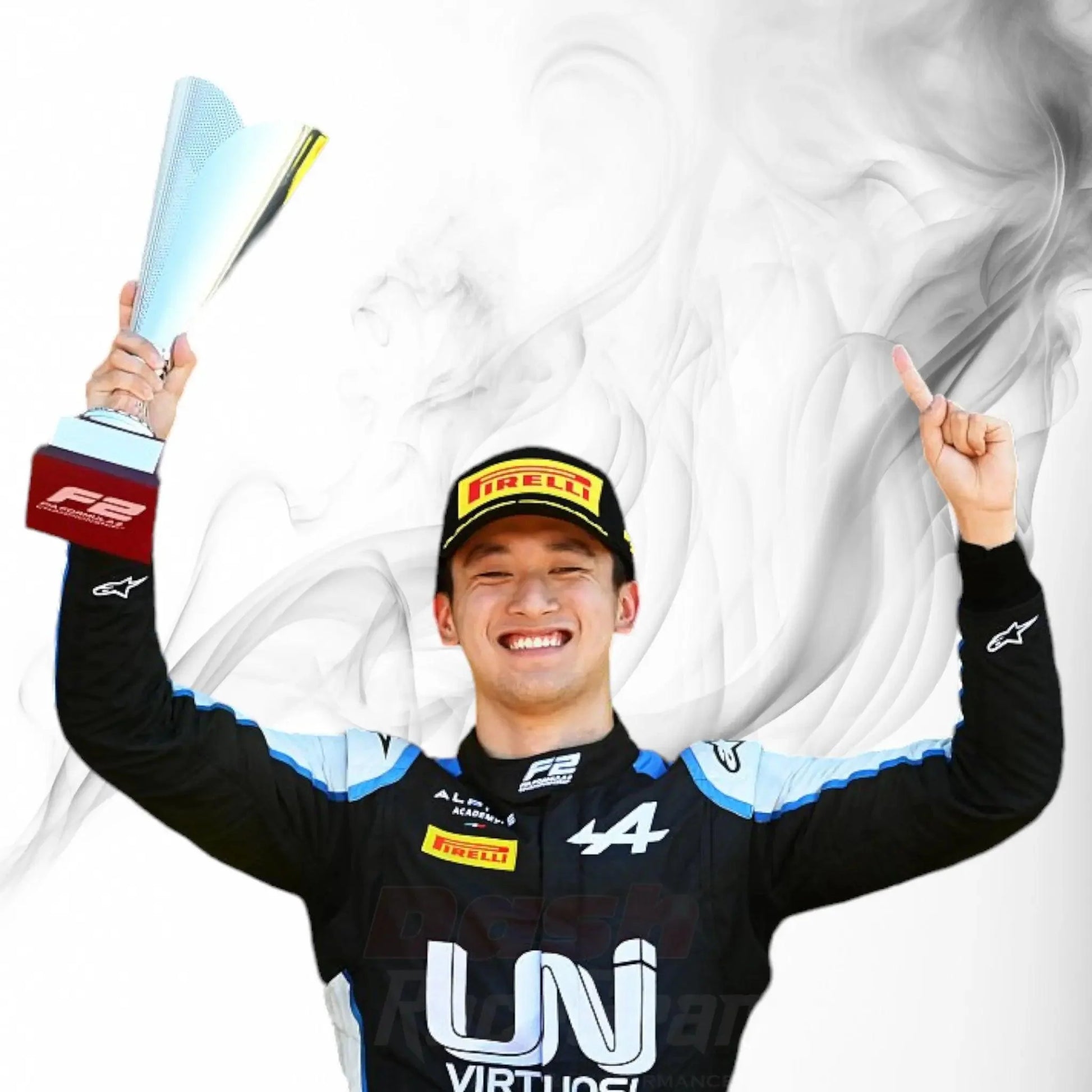 2021 Zhou Guanyu Formula 2 Race Suit - Dash Racegear 