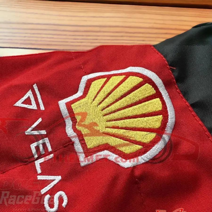 2022 Charles Leclerc Ferrari Embroidered F1 Racing Suit - Dash Racegear 
