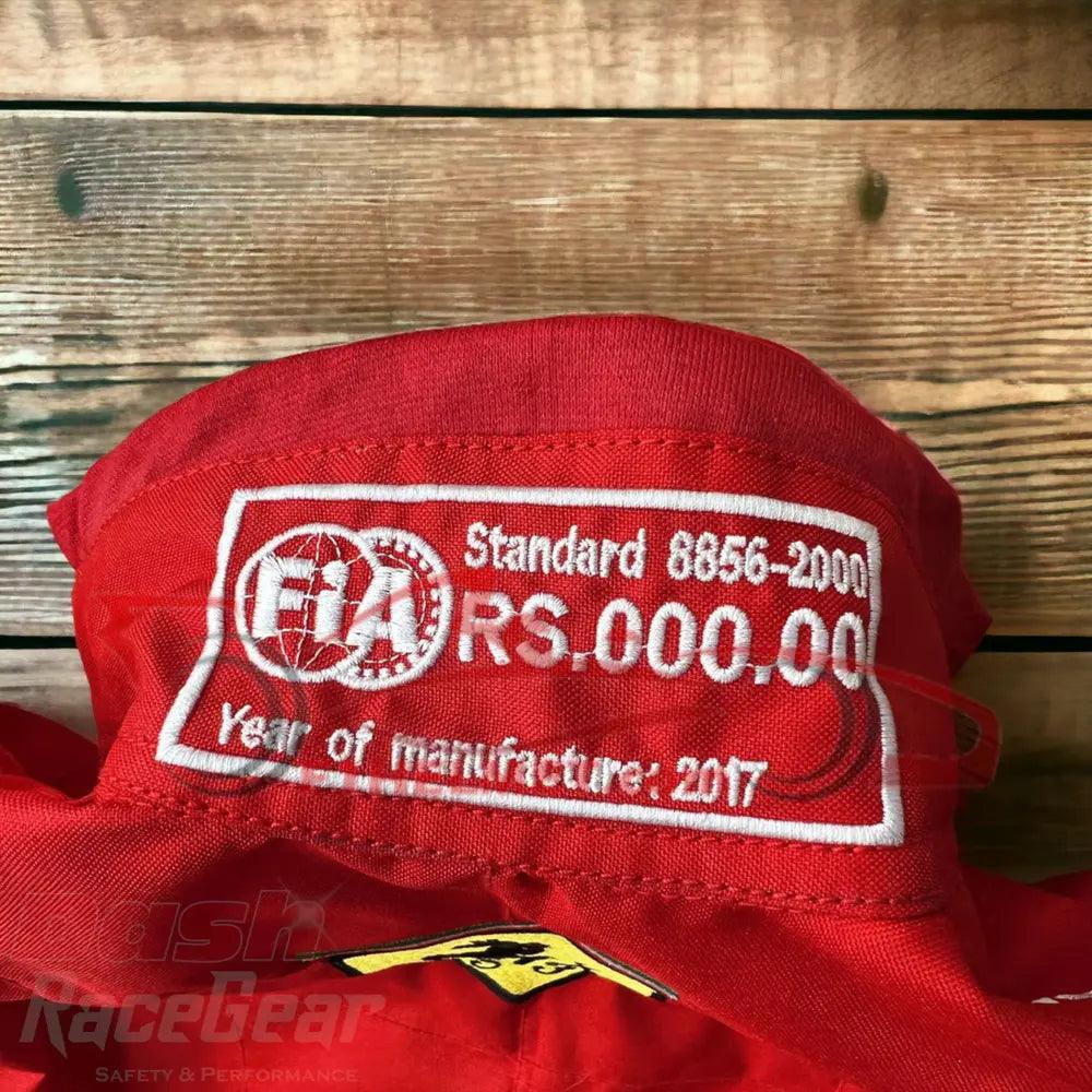 2022 Charles Leclerc Ferrari Embroidered F1 Racing Suit - Dash Racegear 