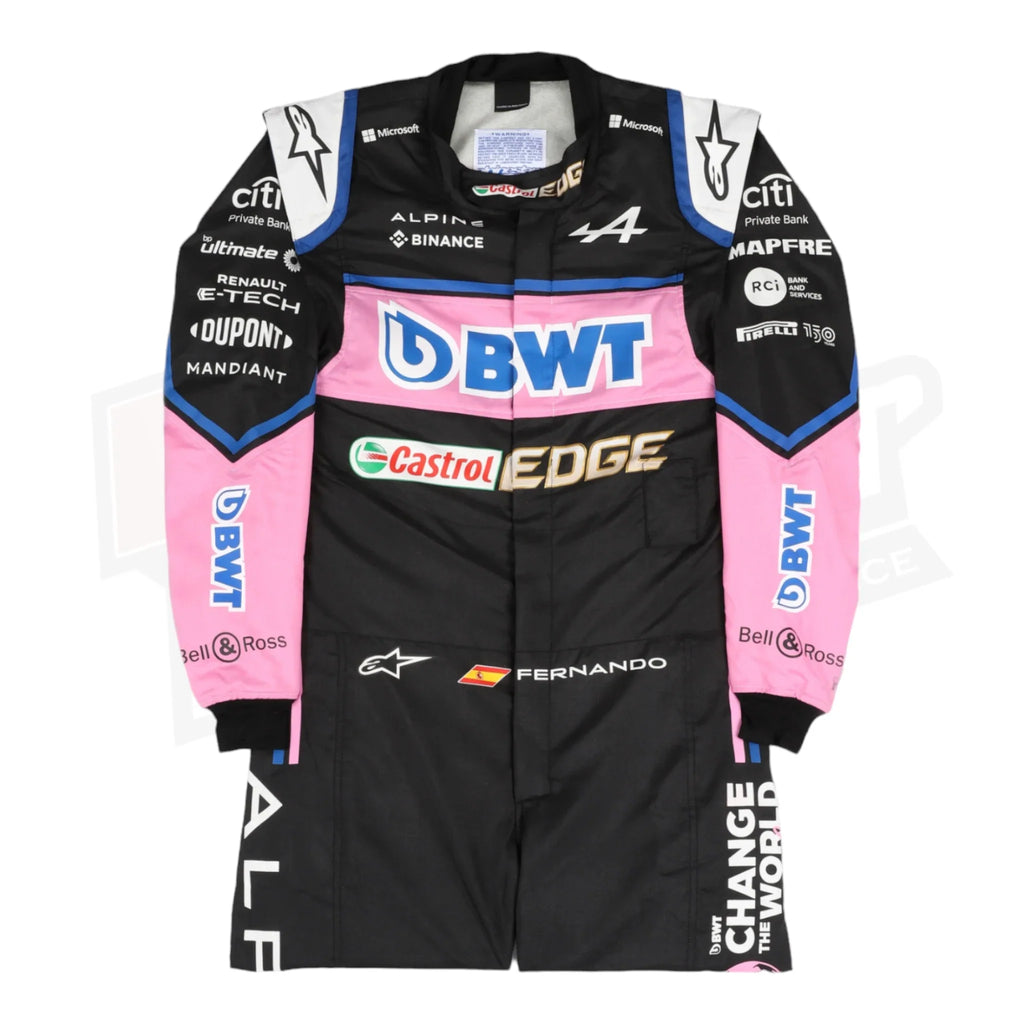 2022 Fernando Alonso BWT Alpine F1 Team Replica Race Suit