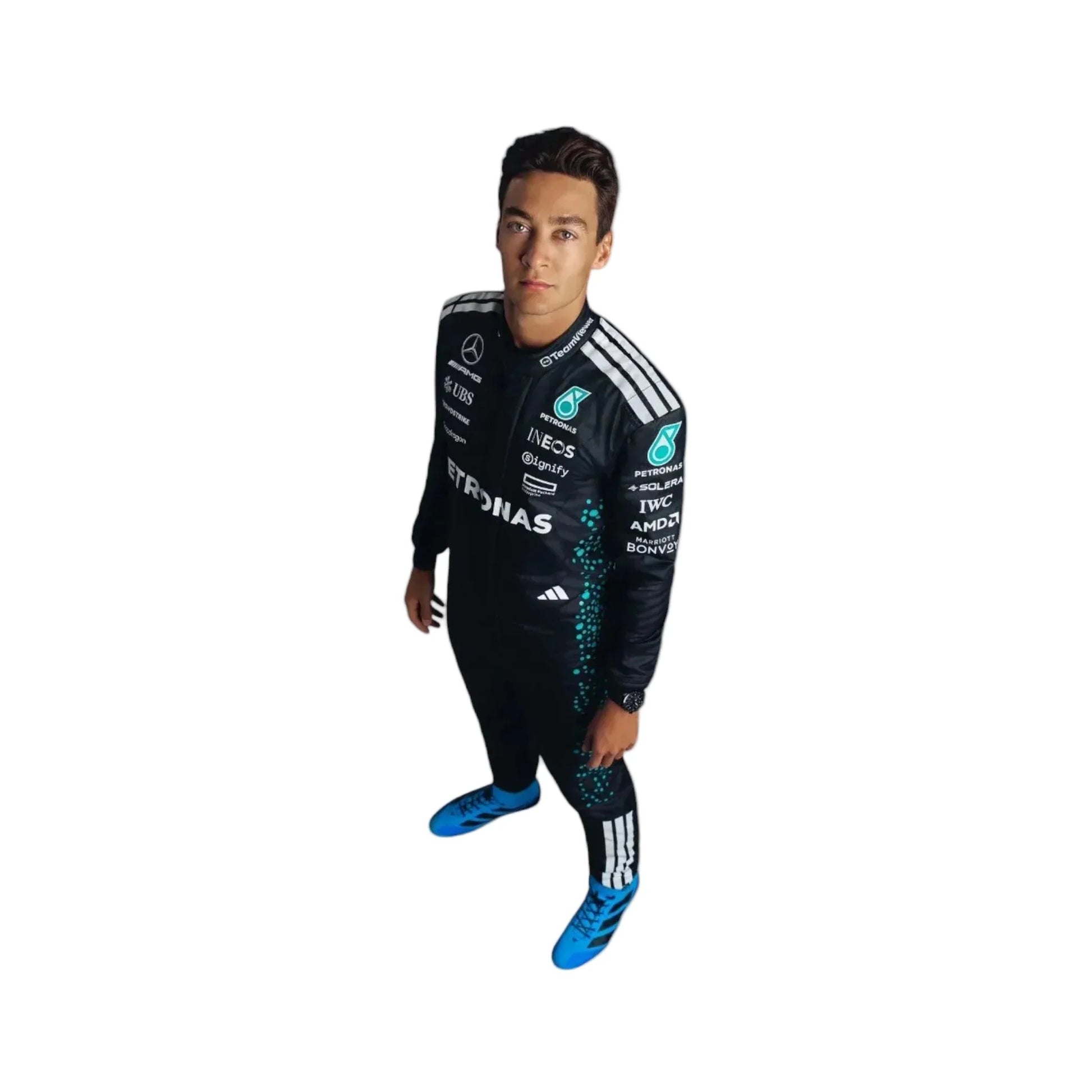 2025 Lewis hamilton Mercedes f1 Race Suit