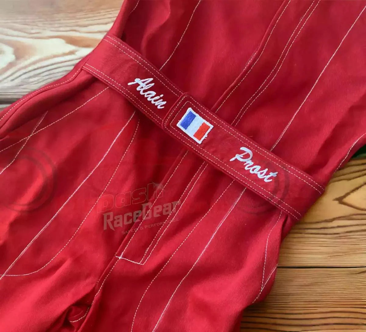 Alain Prost 1990 Ferrari F1 Embroidered Racing Suit - Dash Racegear 
