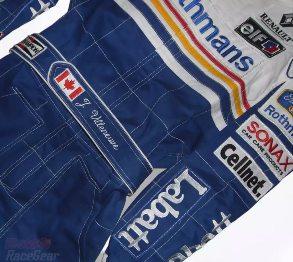 Damon Hill 1997  Williams F1 Embroidered Racing Suit