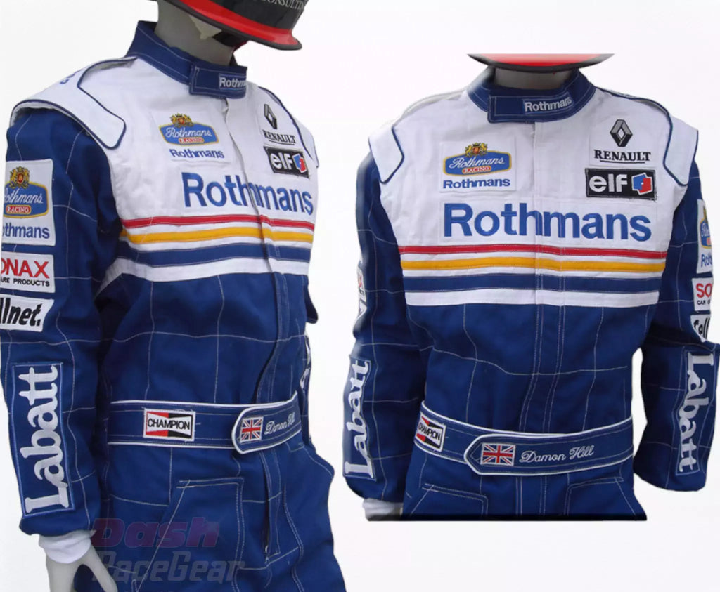 Damon Hill 1997  Williams F1 Embroidered Racing Suit