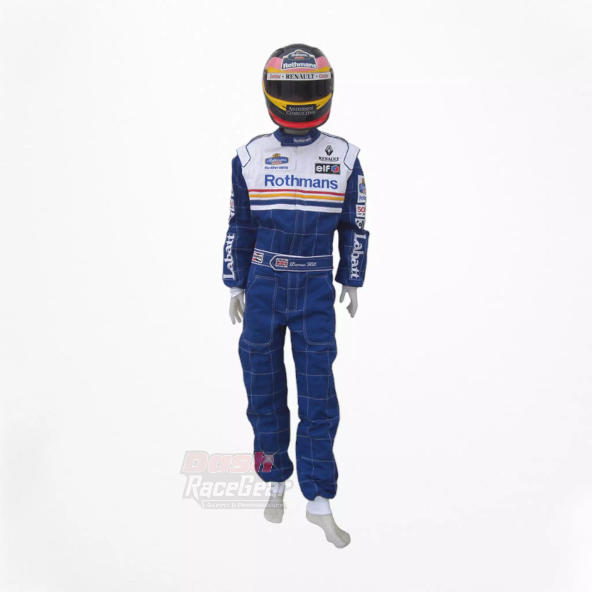 Damon Hill 1997  Williams F1 Embroidered Racing Suit