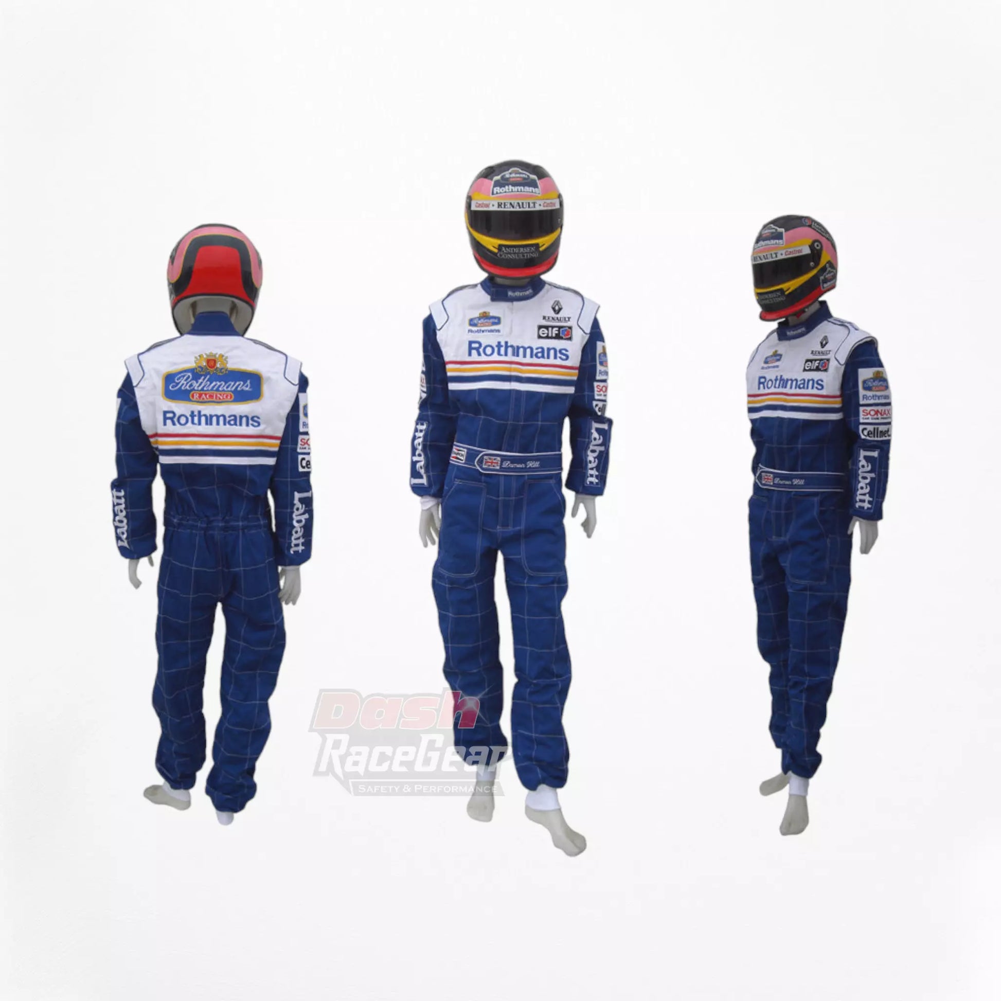 Damon Hill 1997  Williams F1 Embroidered Racing Suit