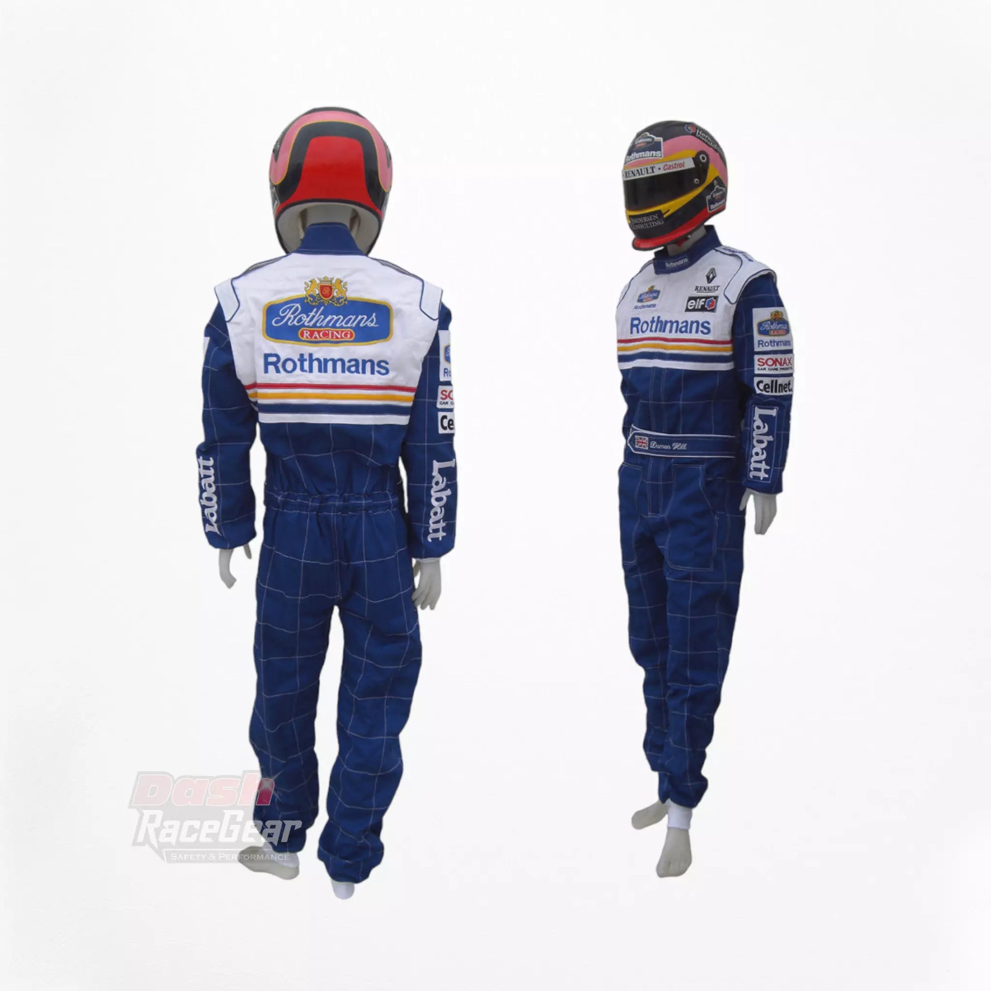 Damon Hill 1997  Williams F1 Embroidered Racing Suit