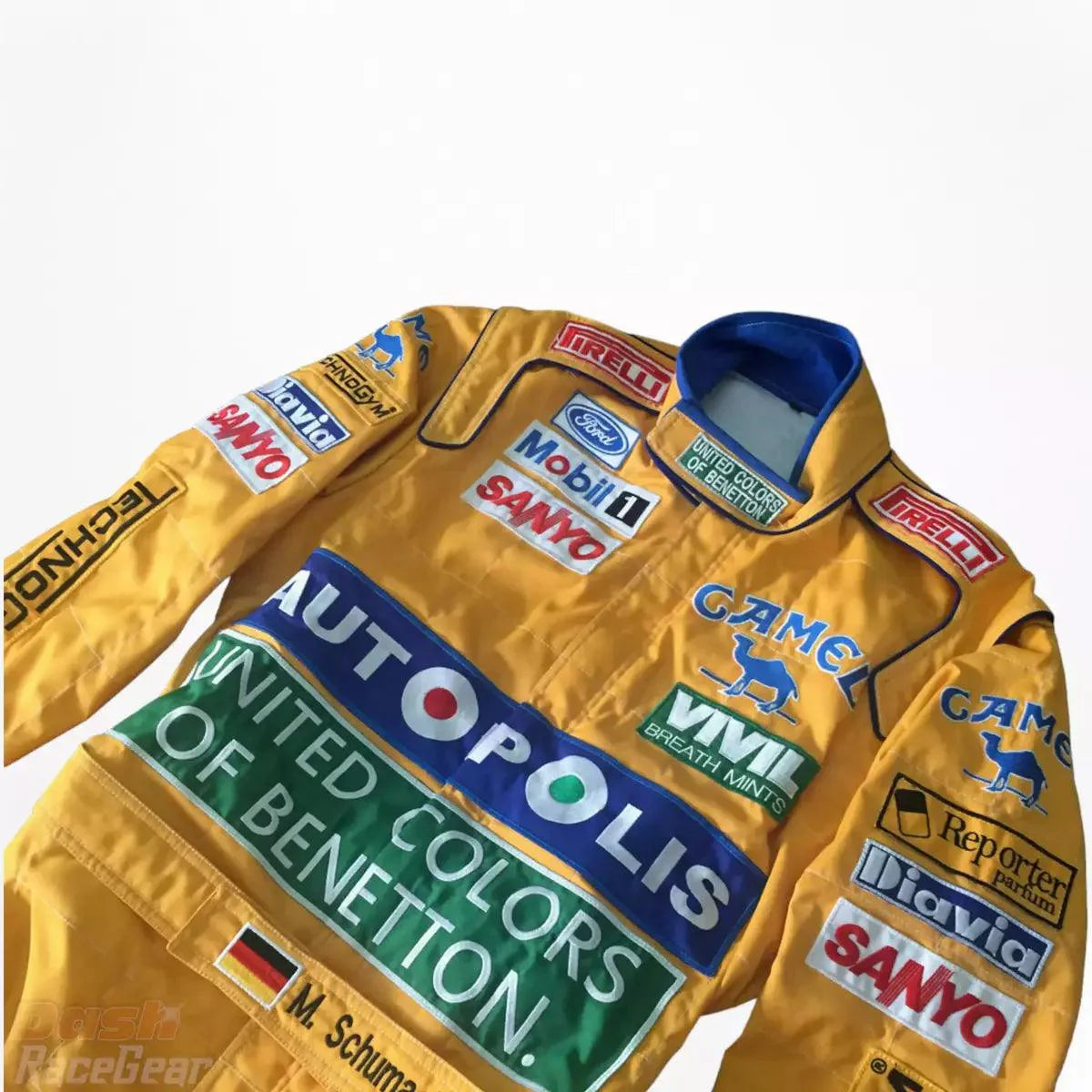 Michael Schumacher 1992 F1 Embroidered Racing Suit - Dash Racegear 
