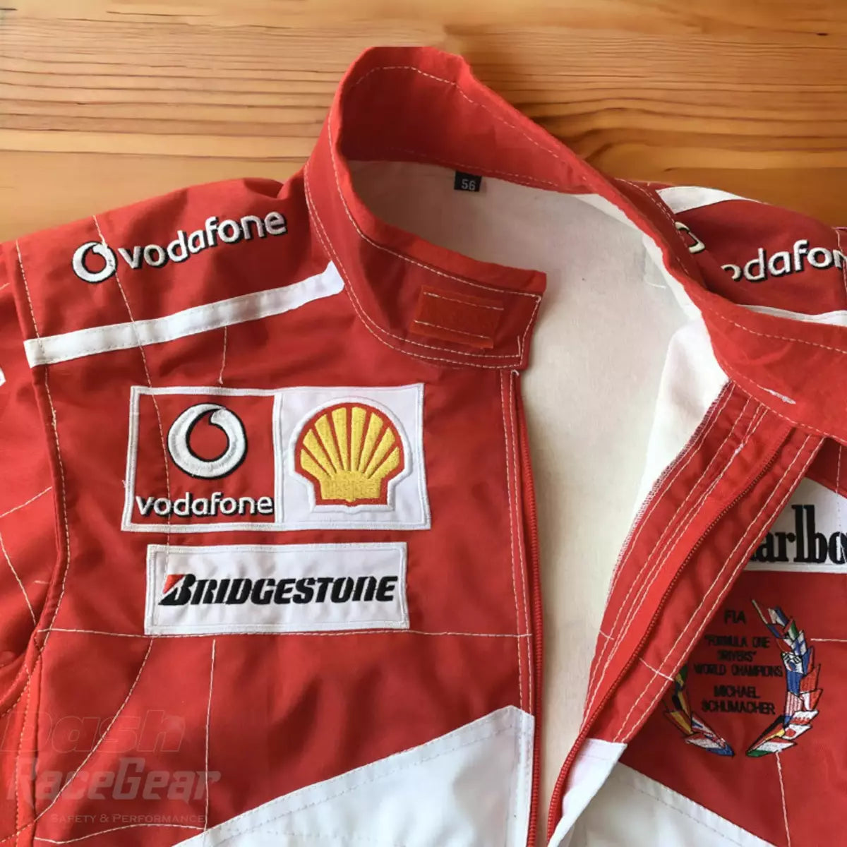Michael Schumacher Ferrari F1 Embroidered Racing Suit