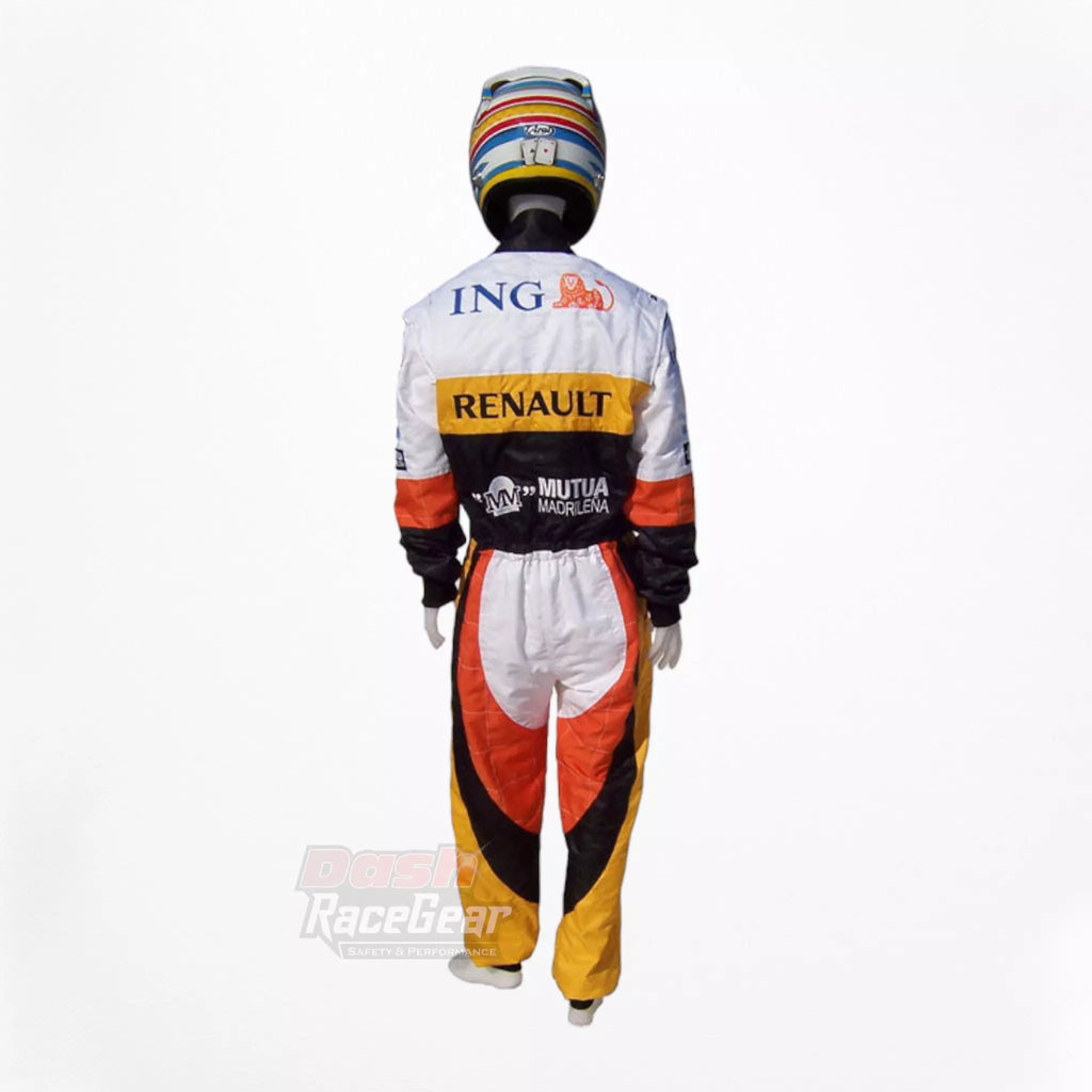 2008 Fernando Alonso Renault F1 Embroidered Racing Suit